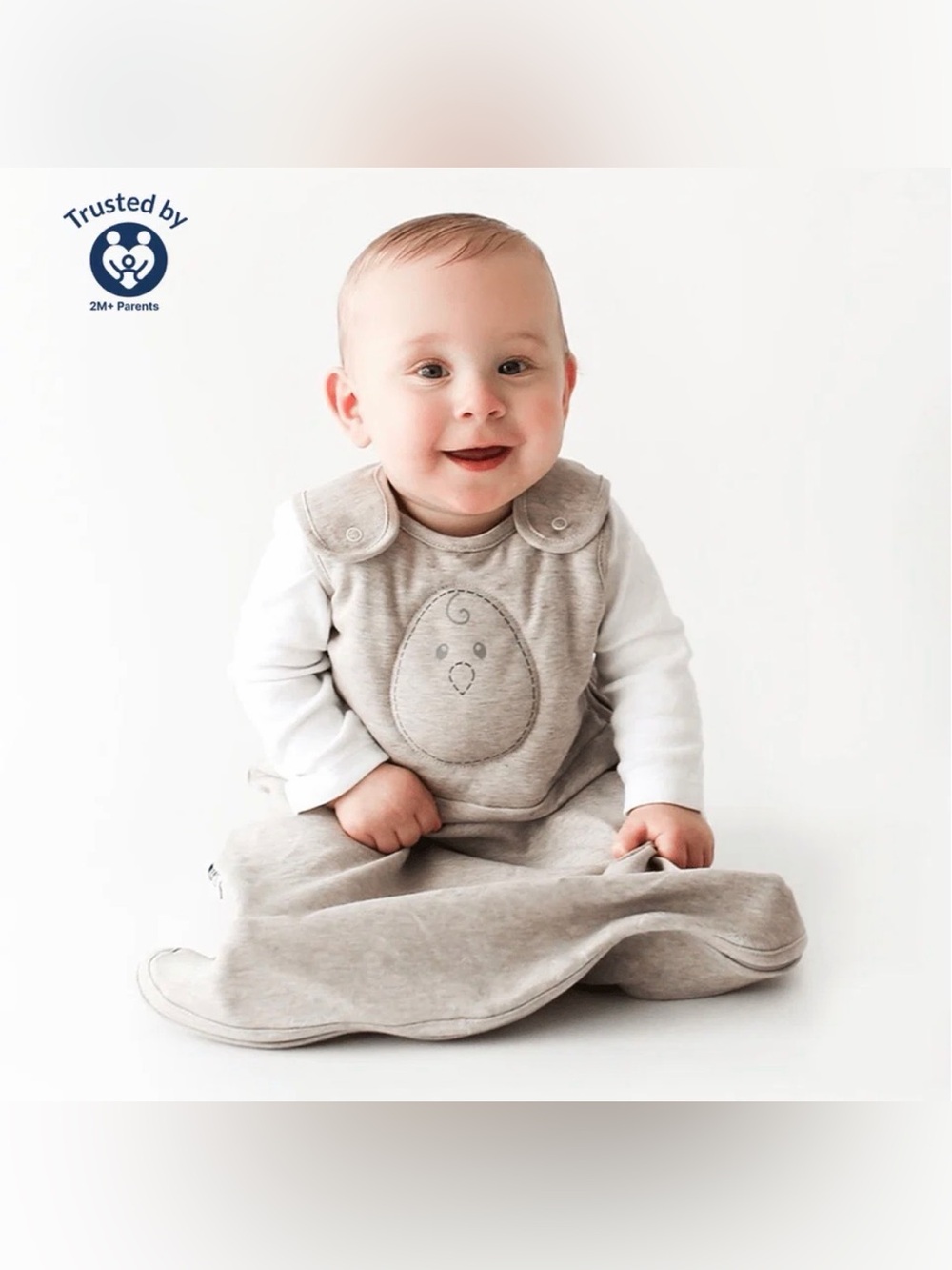Nested Bean Zen Sack Classic (Medium, 6-15 months) in Sand